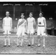 Longboat (right) at an exhibition race in Brooklyn, New York in 1913.